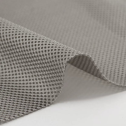 Mesh Fabric, Solid, for Sportswear & Linings, 57 in Wide - Medium Grey