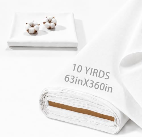Muslin Fabric, for Baby Wear & Summer Dresses, 59 in Wide - White