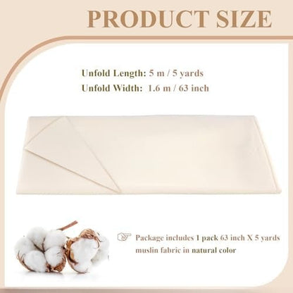 Muslin Fabric, for Baby Wear & Summer Dresses, 59 in Wide