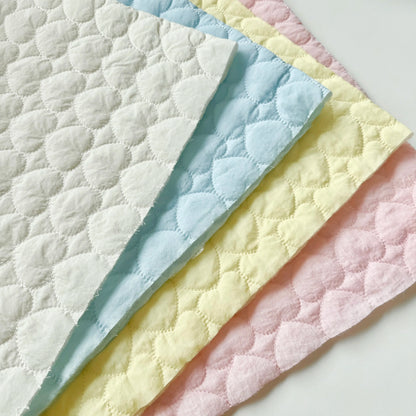 Nylon Quilted Puffer Fabric, Candy Hearts, for Coats, Bags & Cushions