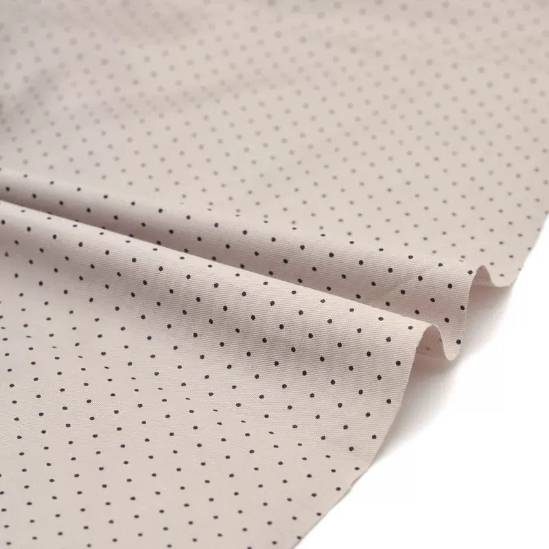 Polka Dot Fabric, Dot, for Dresses & Tops, 57 in Wide - Coffee
