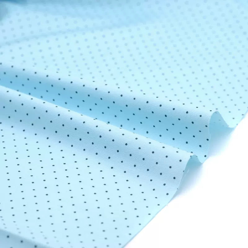 Polka Dot Fabric, Dot, for Dresses & Tops, 57 in Wide - Blue