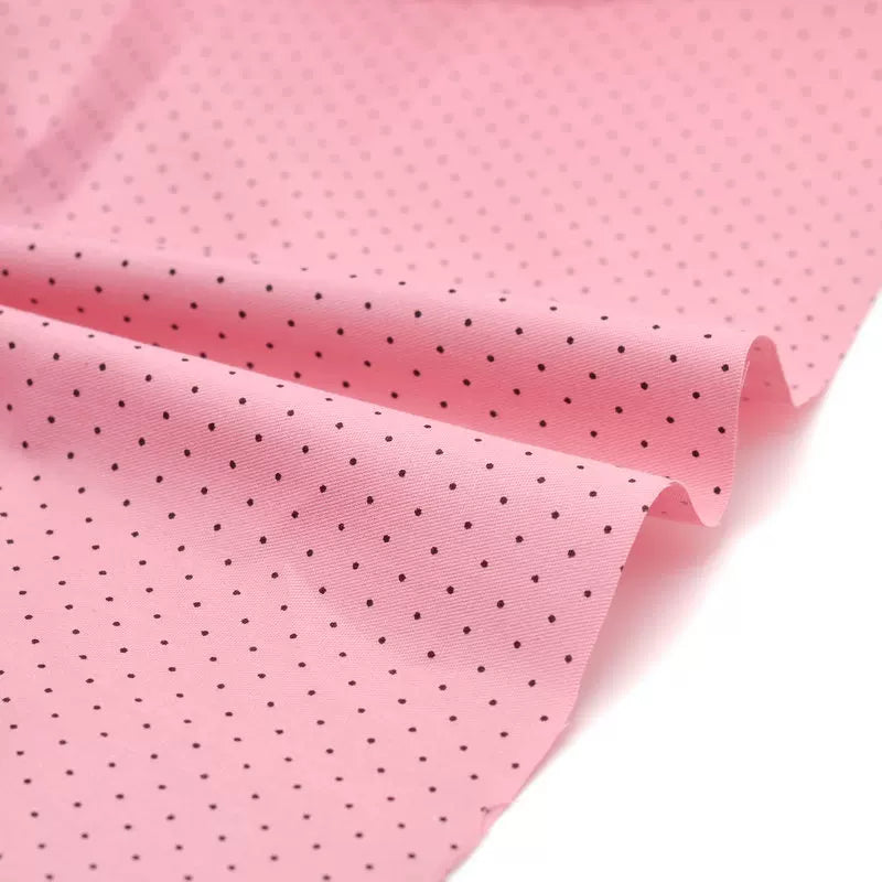 Polka Dot Fabric, Dot, for Dresses & Tops, 57 in Wide - Pink