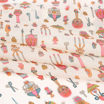 Polyester Cartoon Print Fabric, for Kids' Bags & Storage - Bag Lining