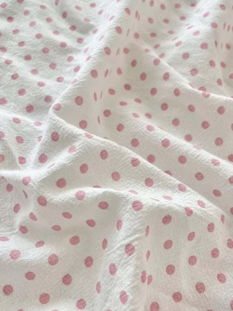 Polyester Crinkle Dot Fabric, for Blouses & Dresses