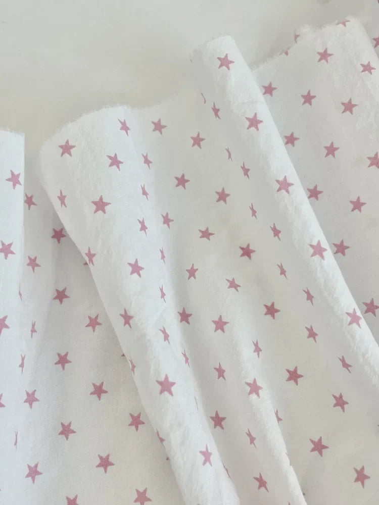 Polyester Crinkle Star Fabric, for Tops & Skirts