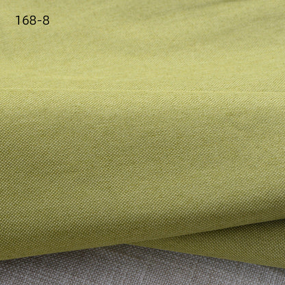 Polyester Faux Linen Upholstery Fabric, Thick & Durable - Yellow & Green