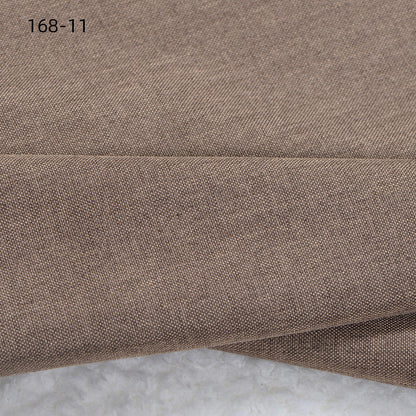 Polyester Faux Linen Upholstery Fabric, Thick & Durable - Camel