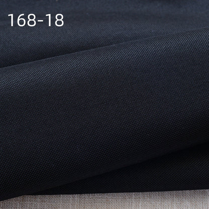 Polyester Faux Linen Upholstery Fabric, Thick & Durable - Black