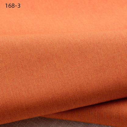 Polyester Faux Linen Upholstery Fabric, Thick & Durable - Orange & Orange & Yellow
