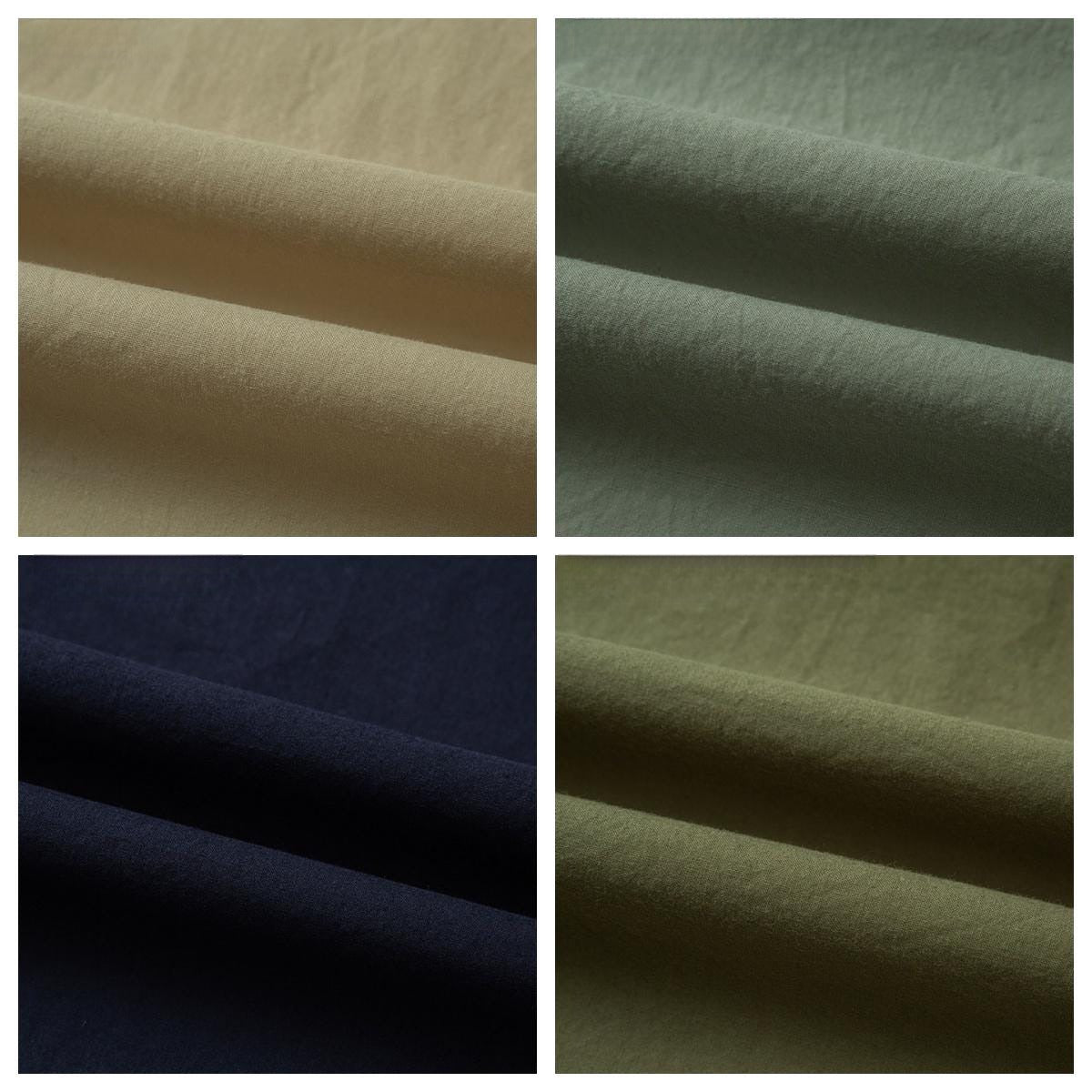 Poplin Fabric, Solid, for Shirts & Linings, 61 in Wide - Khaki