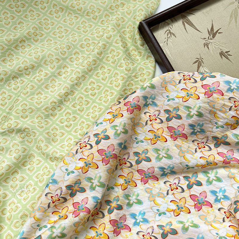 Printed Fabric, Printed, for Dresses & Tops, 59 in Wide