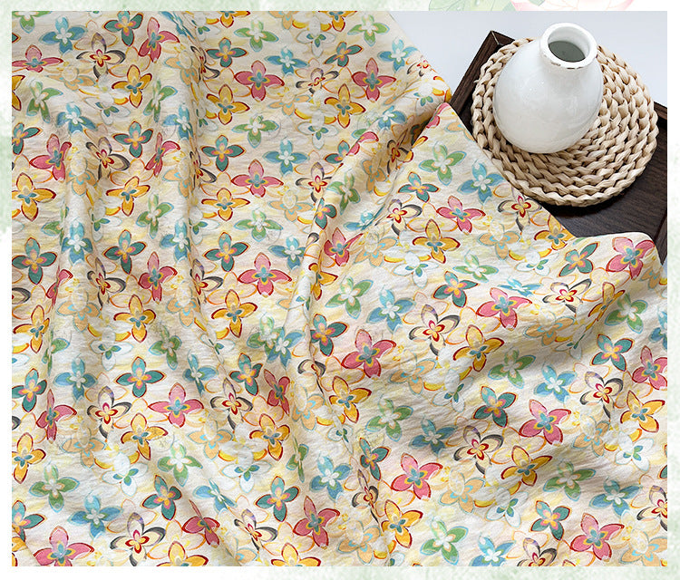 Printed Fabric, Printed, for Dresses & Tops, 59 in Wide