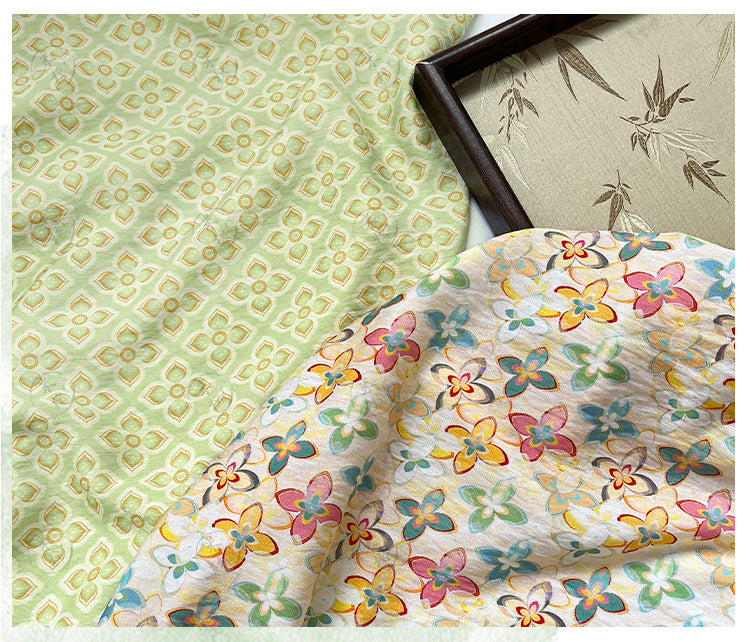 Printed Fabric, Printed, for Dresses & Tops, 59 in Wide