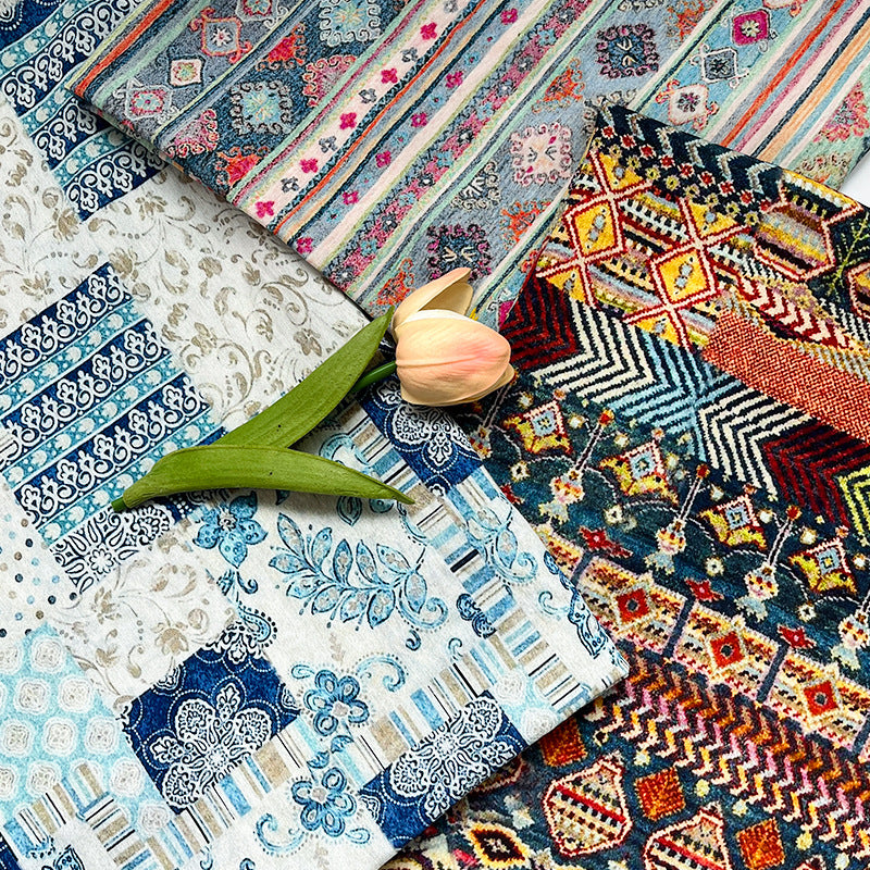 Printed Fabric, Printed, for Dresses & Tops, 59 in Wide