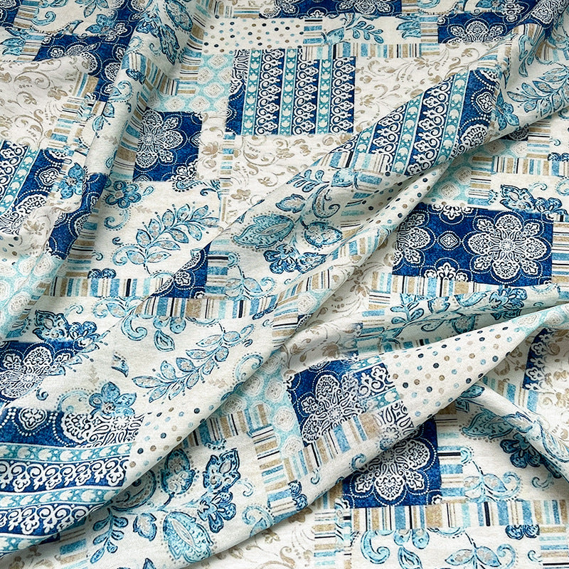 Printed Fabric, Printed, for Dresses & Tops, 59 in Wide