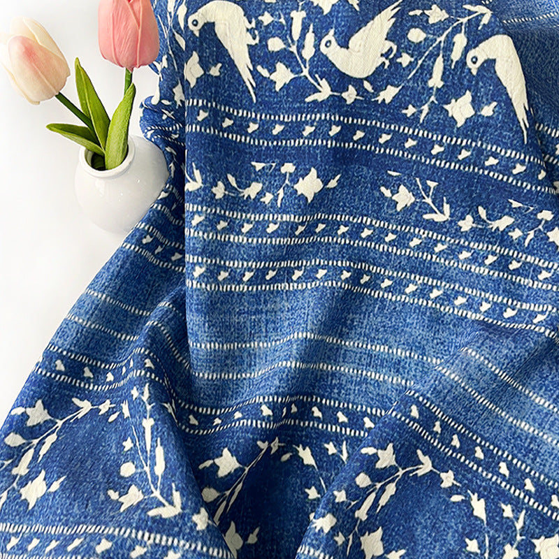Printed Fabric, Printed, for Dresses & Tops, 59 in Wide