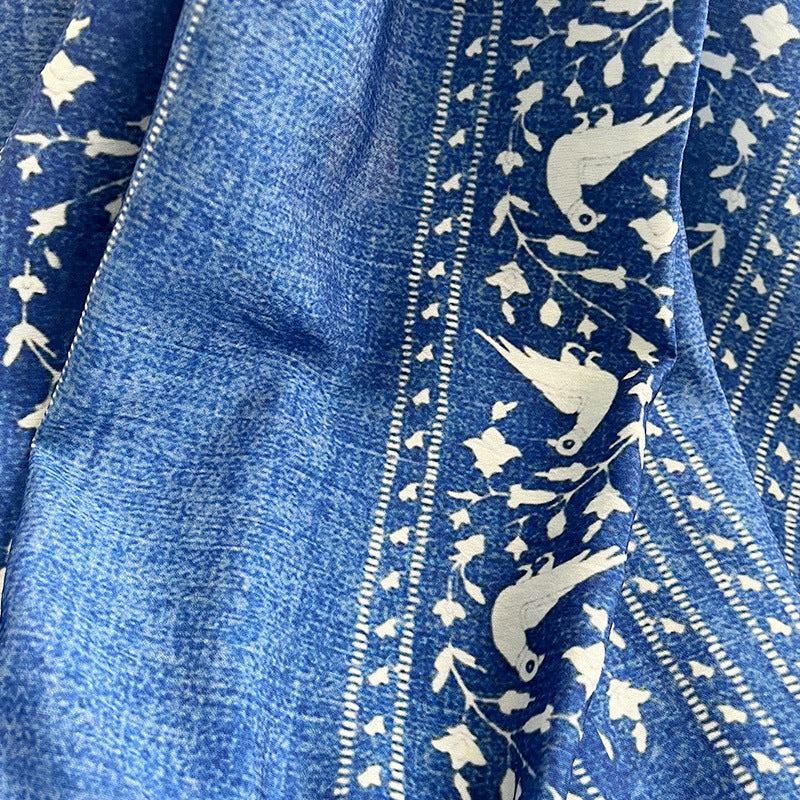 Printed Fabric, Printed, for Dresses & Tops, 59 in Wide