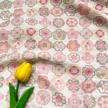 Printed Fabric, Printed, for Dresses & Tops, 59 in Wide
