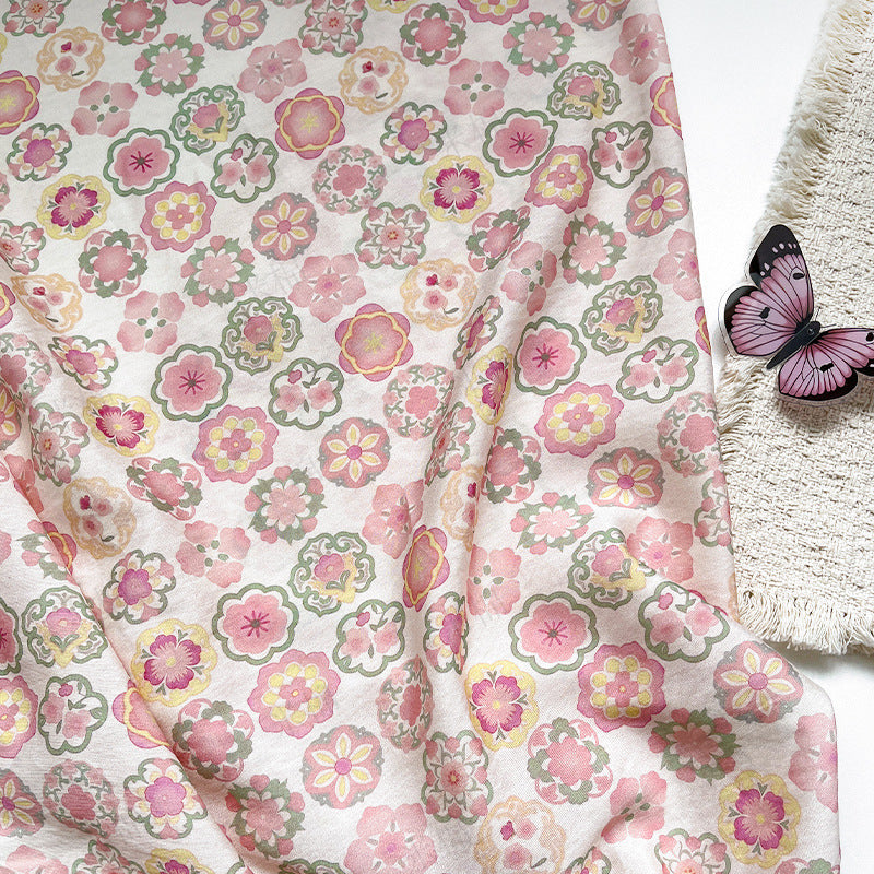 Printed Fabric, Printed, for Dresses & Tops, 59 in Wide