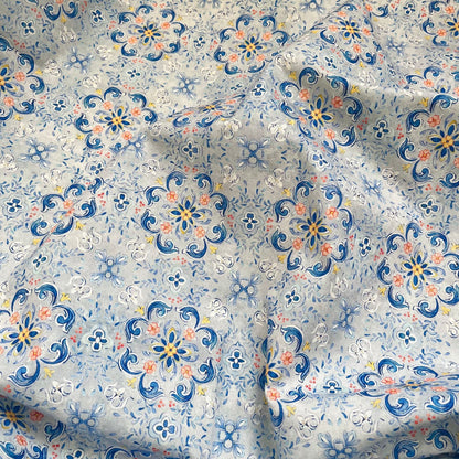Printed Fabric, Printed, for Dresses & Tops, 59 in Wide