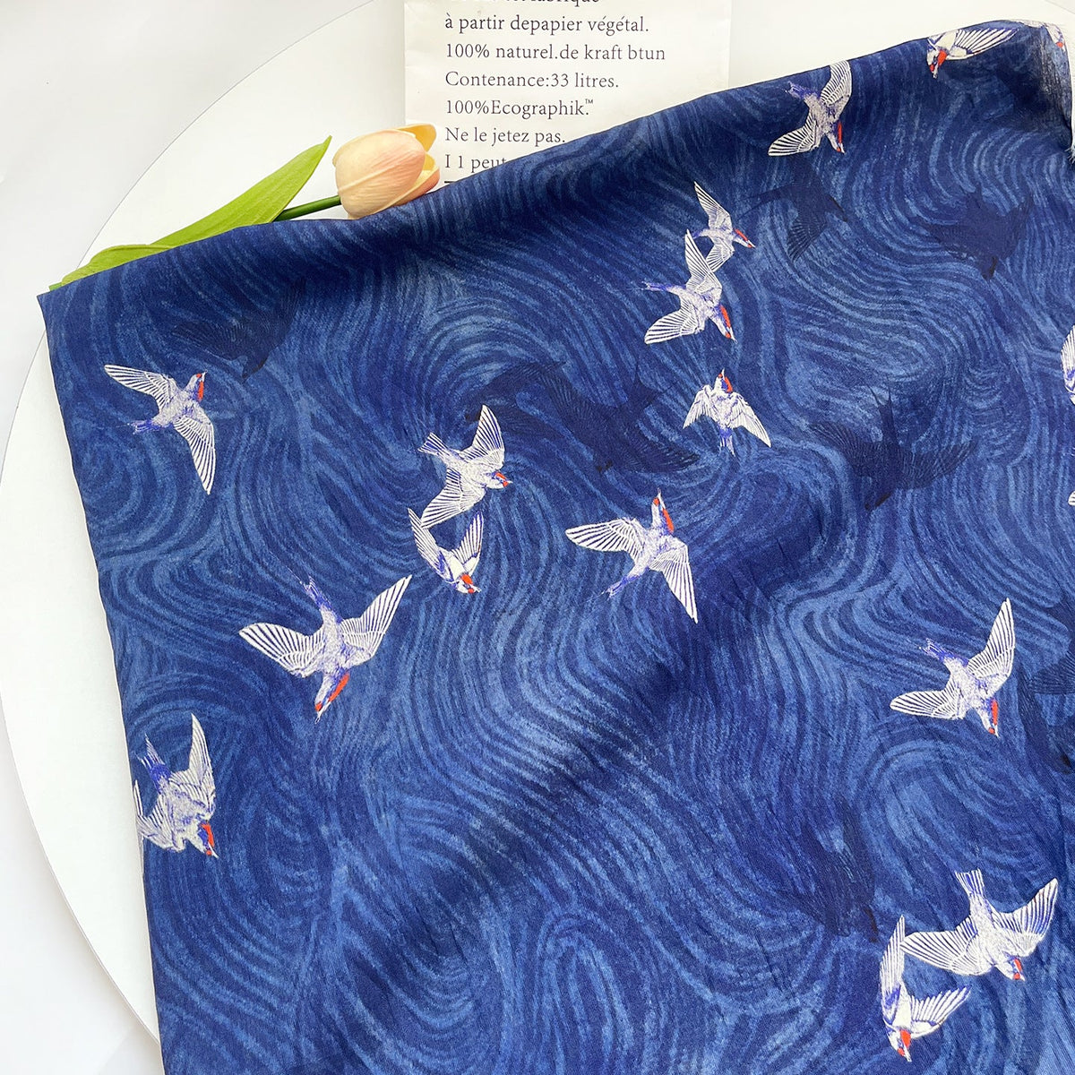 Printed Fabric, Printed, for Dresses & Tops, 59 in Wide