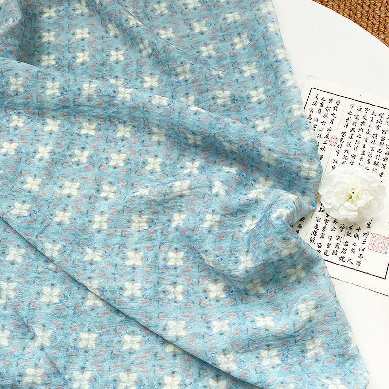Printed Fabric, Printed, for Dresses & Tops, 59 in Wide
