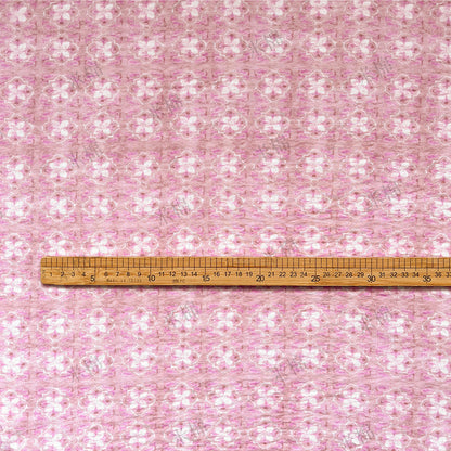 Printed Fabric, Printed, for Dresses & Tops, 59 in Wide - Pink