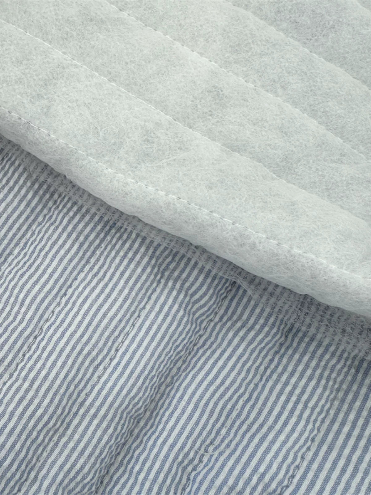 Quilted Polyester Stripe Fabric, for Bags & Pouches
