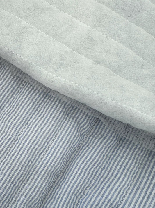 Quilted Polyester Stripe Fabric, for Bags & Pouches
