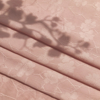 Rayon Cracked Plum Jacquard Fabric, for Hanfu & Dresses - Blush Pink