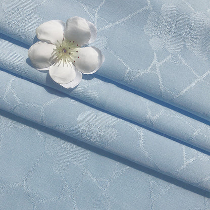 Rayon Ice-Crack Jacquard Fabric, for Hanfu & Dresses - Sky Blue