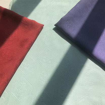 Rayon Jacquard Fabric, Plum-Orchid-Bamboo-Chrysanthemum Hanfu Cloth