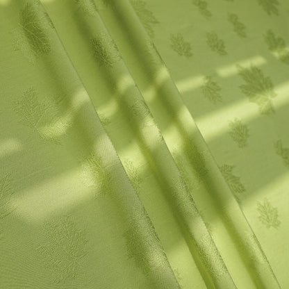 Rayon Maple Jacquard Fabric, for Hanfu & DIY - Olive Green