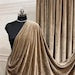 Royal Velvet Fabric, for Upholstery & Costumes - Champagne
