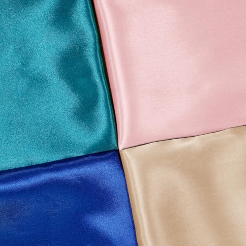 Satin Fabric, Solid, for Evening Wear & Linings, 59 in Wide