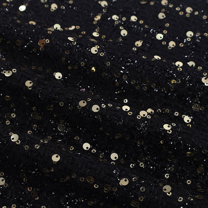 Sequin Plaid Tweed Fabric, 3 Colors for Dresses, Jackets & Decor