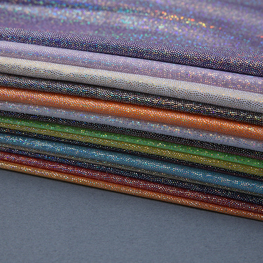Silver Foil Stretch Stage Fabric, for Live Stream & Stage