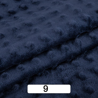 Soft Minky with Small Dots, Dimple Dot Fleece for Baby Blankets
