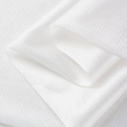 Stretch Knit Lining Fabric, Soft Underskirt Cloth for Skirts & Dresses - Natural White