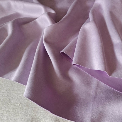 Stretch Suede Fabric, 23 Colors for Jackets, DIY Bags & Sofa Covers - Light Purple 52#
