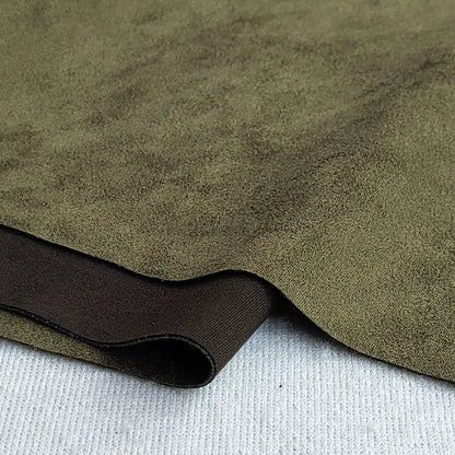 Stretch Suede Fabric, 23 Colors for Jackets, DIY Bags & Sofa Covers - Army Green 59#