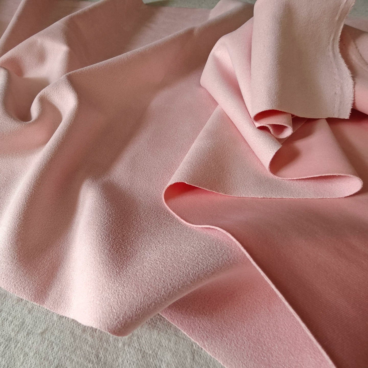 Stretch Suede Fabric, 23 Colors for Jackets, DIY Bags & Sofa Covers - Light Pink 73#