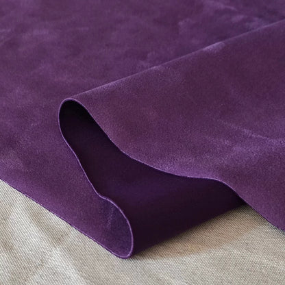 Suede Fabric, 3 Colors for Clothing, Sofa Covers & Linings - Grape Purple