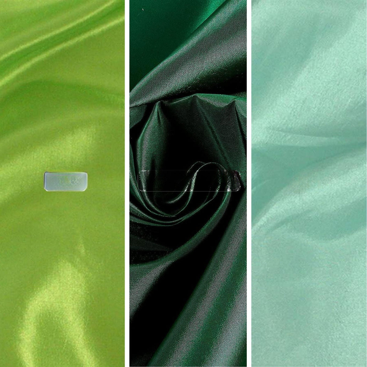 Taffeta Fabric, for Gowns, Drapes & Decor - Hunter Green