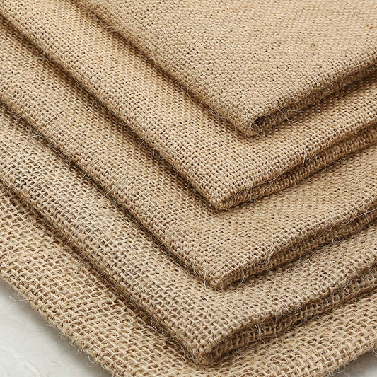 Thick Jute Burlap Fabric for Decor Backdrops, Tablecloths & DIY Crafts