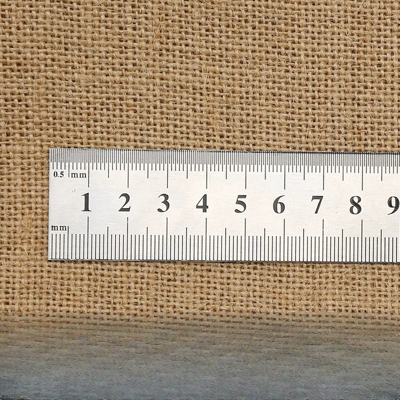 Thick Jute Burlap Fabric for Decor Backdrops, Tablecloths & DIY Crafts - Density 70