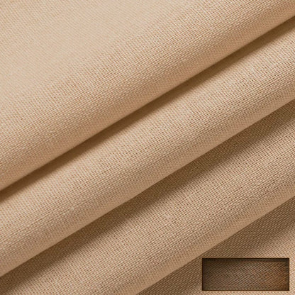 Linen Fabric, Thin Handmade Solid, for Hanfu, Embroidery & Summer DIY - Khaki