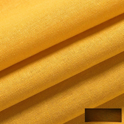 Linen Fabric, Thin Handmade Solid, for Hanfu, Embroidery & Summer DIY - Golden Yellow