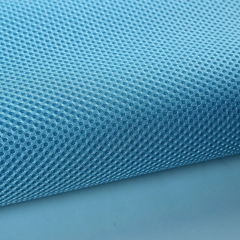 3D Mesh Fabric, Breathable 3-Layer, for Crib Rails, Sofa Covers & Sneakers - Blue